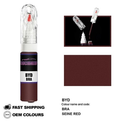 FÜR BYD SEINE RED BH Touch Up Lackstift Pinsel Fix Kit Kratzer Chip Set
