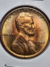 1942-p Lincoln Cent. Msburd. Pristine. Original. Choice Gem 1942-p Lincoln Cent. Msburd. Pristine. Original. Choice Gem