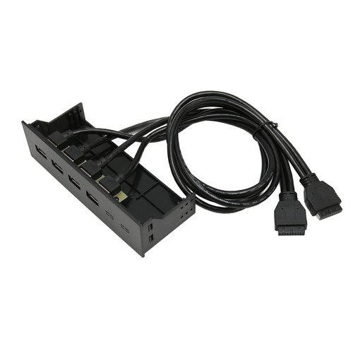 USB3.0 Hub Front Panel 5Gbps 4 Ports 19pin Optical Drive Front Panel For 5.25 CB - Afbeelding 6 van 22