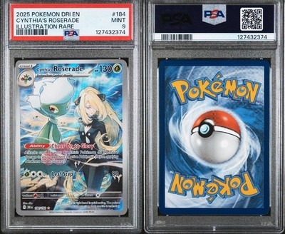 2025 CYNTHIA'S ROSERADE 184/182 SV: EN DRI Illustration Rare Holo