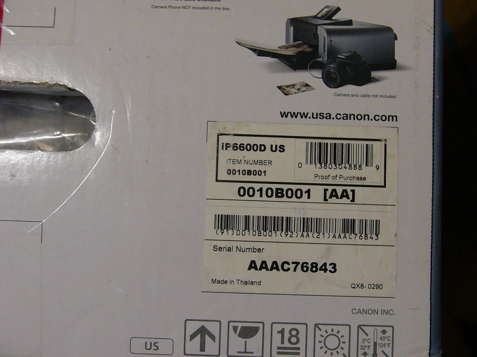 NEW Canon PIXMA IP6600D Digital Photo Inkjet Printer - Image 3 of 3