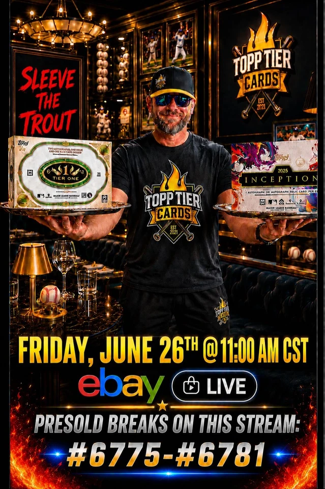 FRIDAY AFTERNOON BREAKS W/JAMES-2026 TIER ONE, 2025 INCEPTION, AND MORE!!!