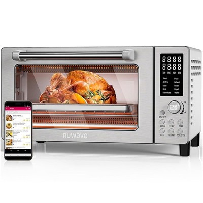 Bravo Air Fryer Toaster Smart Oven, 10-in-1 Countertop Convection, 1800 Watts...