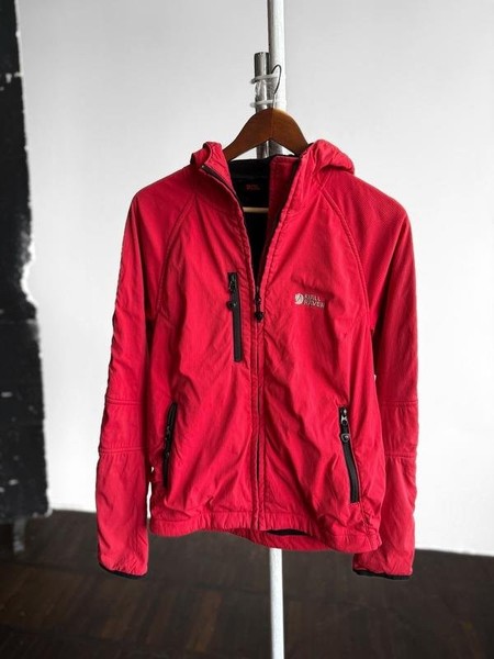 Women Fjällräven Jacket Red Polyester 36