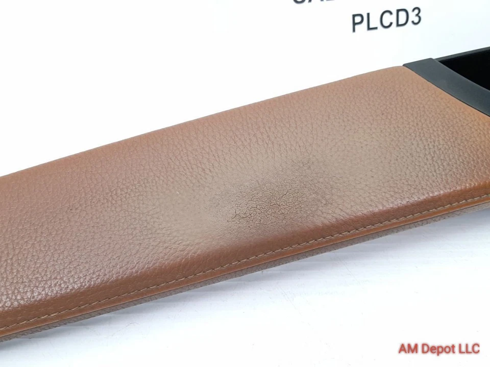 2008 BMW 335i 335xi 328i E93 E92 Front Left Door Panel Armrest Saddle Brown - Image 3 of 4