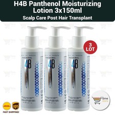 H4B Panthenol Moisturizing Lotion 150ml, Scalp Care Post Hair Transplant - 3 LOT