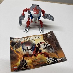 2003 Lego Bionicle BOHROK KAL (8573 - 8578) & Manuals Missing 8575 Lot 5 KRANA