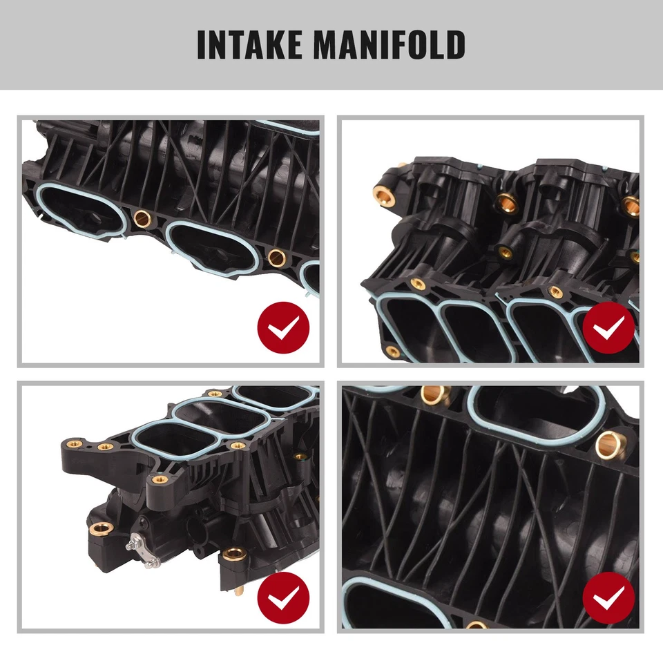 Colector de admisión inferior para Hyundai Santa Fe 2010-2012 2011-2013 Kia Sorento 3,5 L Foto 2 de 4