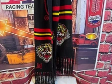 Ed Hardy By Christian Audigler Winter Acrylic Scarf 69" X 9"