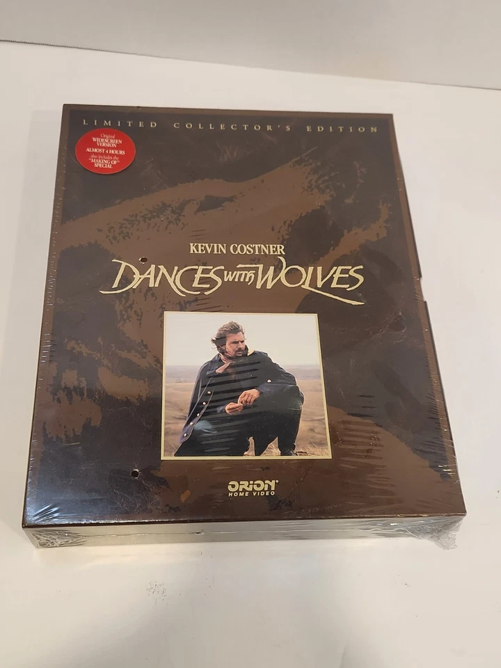 Vtg 90s Dances with Wolves Collectors Box posters book tapes  limited editionMIB - Image 4 of 4