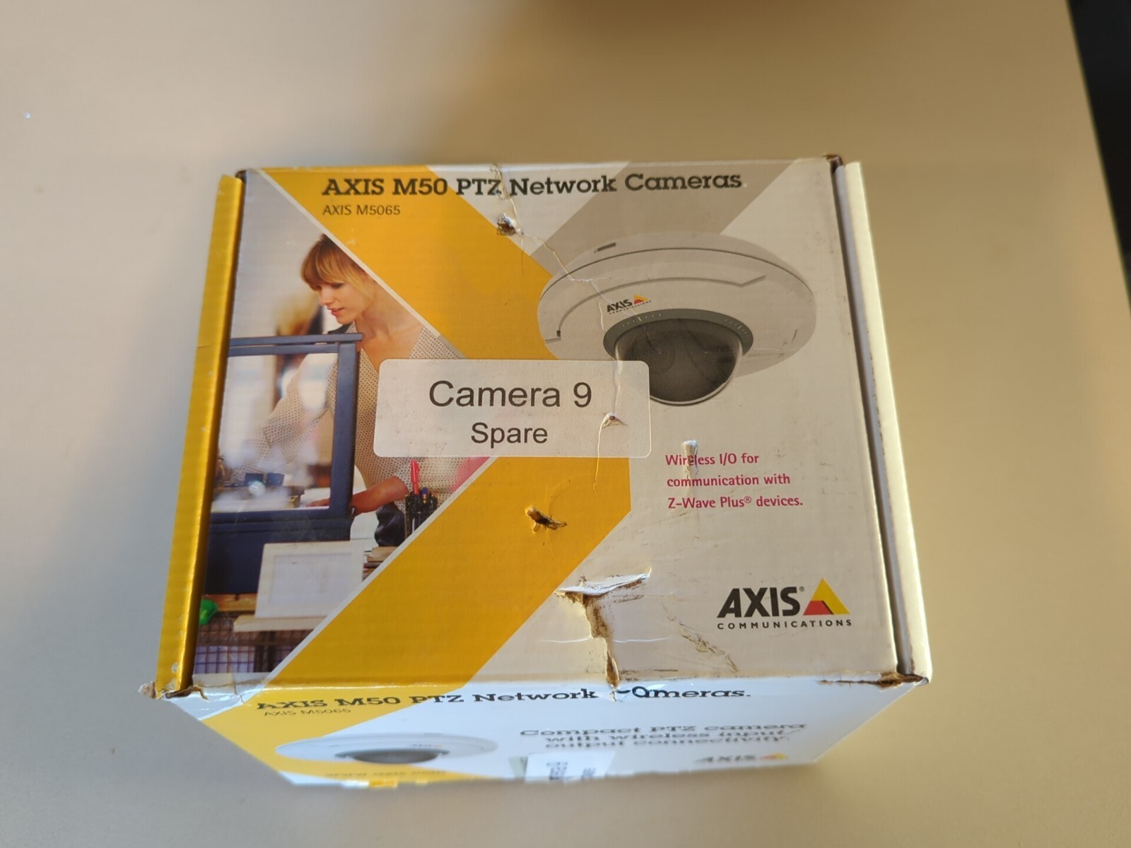 AXIS M5065 1080p Z-Wave Network PTZ Camera (01107-004) White&nbsp;