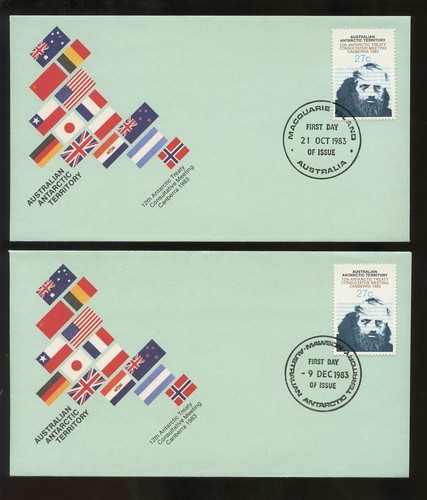 ANTARCTIC COVERS AUSTRALIA AAT ..FDCs Islands ..PRICED in GROUPS or SINGLY - Picture 27 of 58