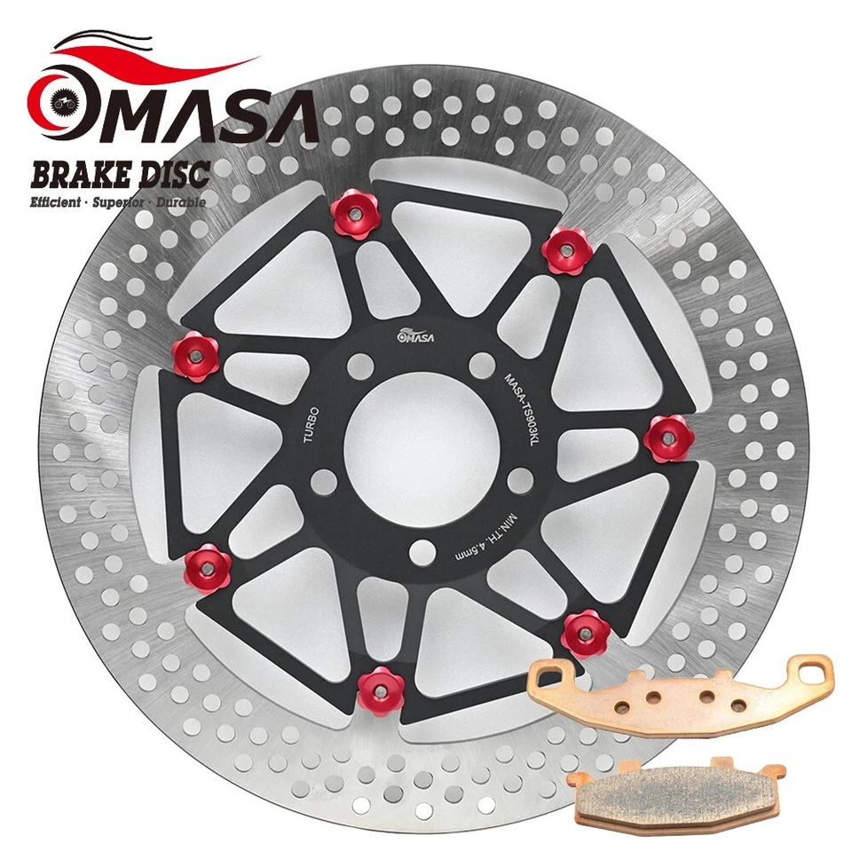 Rotor de freno flotante + pastillas para KAWASAKI ZEPHYR 550cc 1993-2001 / 750cc 1991-1999 Foto 2 de 4