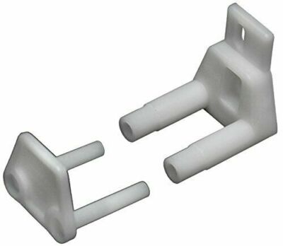 H528 RV Designer  White Pocket Sliding Door Guide Set Camper Trailer Motorhome