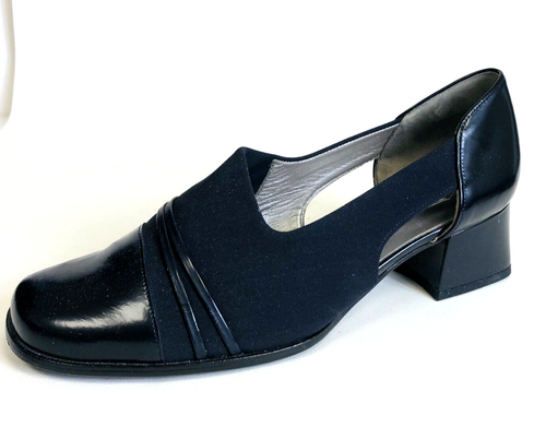 Womens Gabor Heel Shoes Leather Suede Black 5.5UK Preowned Good Condition - Picture 3 of 9