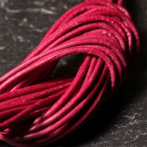 Lederband Ziegenleder 1,5mm 1m lang weiche Ware aktuelle Farben Steinschatz - Bild 5 von 23