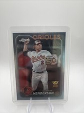 2024 Topps Chrome Gunnar Henderson Gold Cup Base Orioles MVP Buyback Potential 