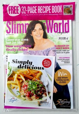 SLIMMING WORLD MAGAZINE OCTOBER 2019 SEALED WITH RECIPE BOOK ~ NEW