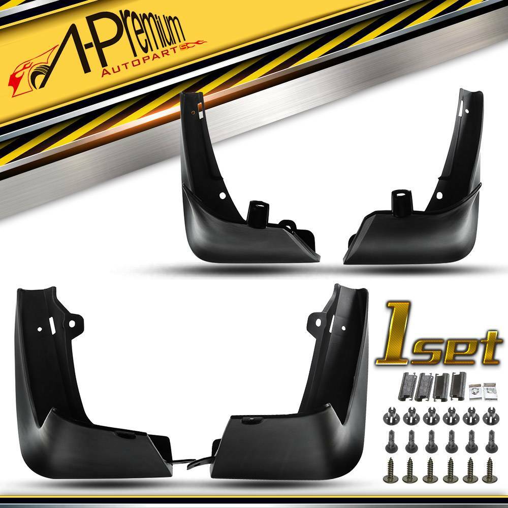 4x Upgrade Splash Guard With Bolts for Tesla Model S 2012-2019 Mud Flaps Mudflap