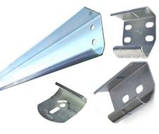 Laufschiene Garagentor Sektionaltor 2"Zoll 1 - 3 m Laufrollenprofil Tor Rolltor