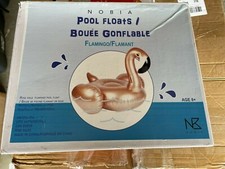 Giant Pink Flamingo Pool Float Inflatable Blow Up Raft Big Mouth 4ft Wide NEW