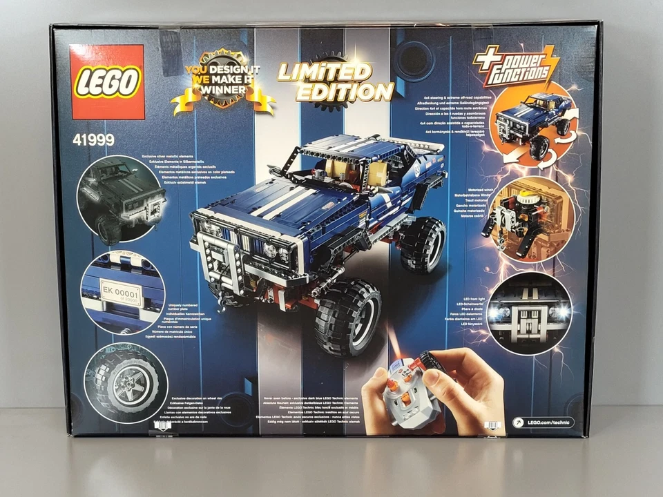 New Sealed LEGO TECHNIC: 4x4 Crawler Exclusive Edition (41999) LIMITED EDITION!! - Image 4 of 4