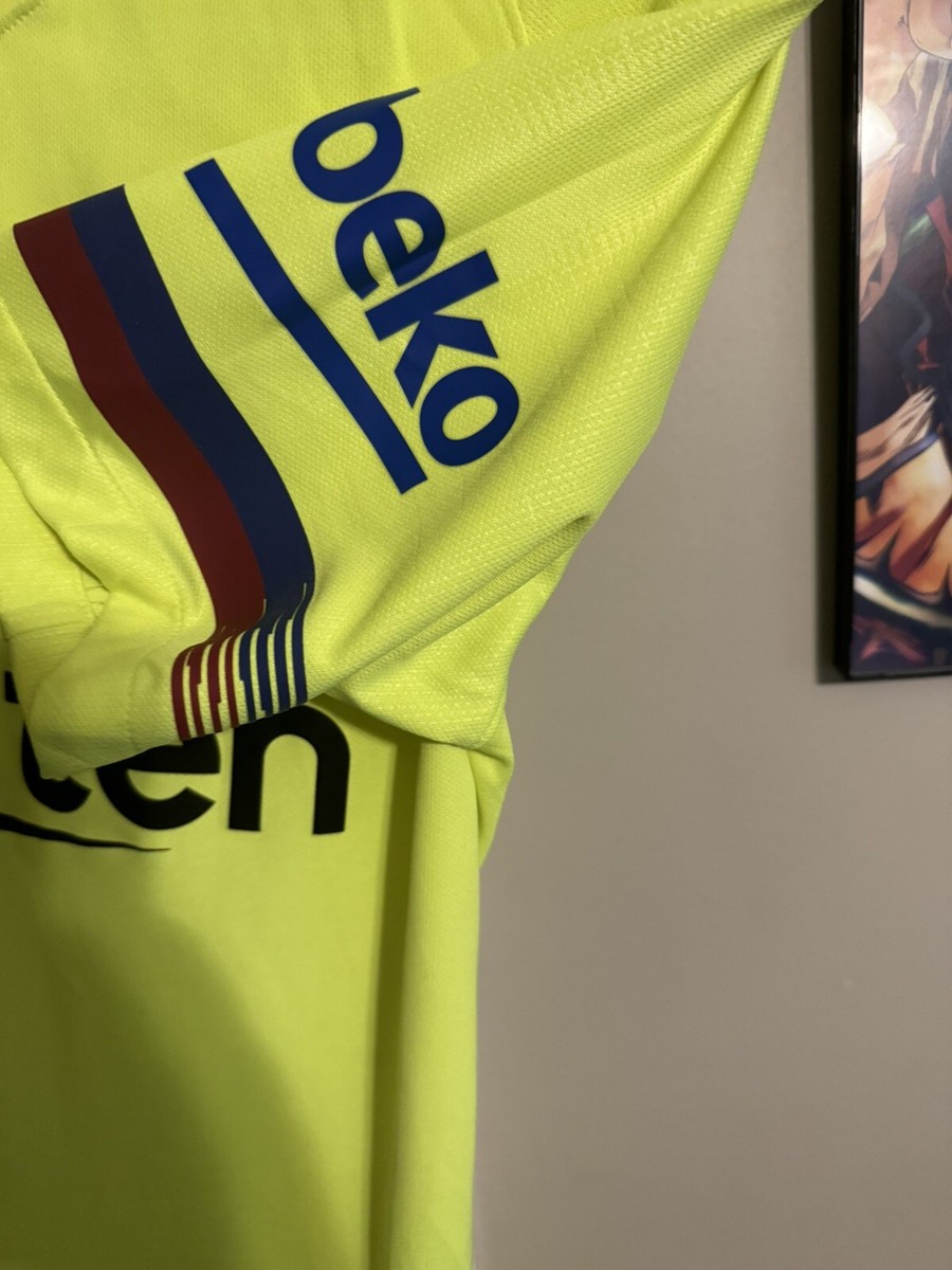 Nike FC Barcelona Jersey Away 2018/2019 Volt Green 918990-703 Mens