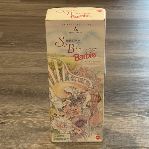 Spring Blossom Barbie Doll Avon Special Edition #15201 New NRFB 1995 Mattel New - Picture 10 of 12