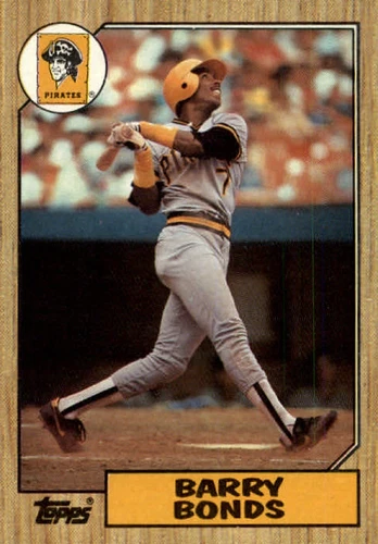 1987 Topps #320 Barry Bonds RC SLIGHTLY OFF CENTER Pittsburgh Pirates