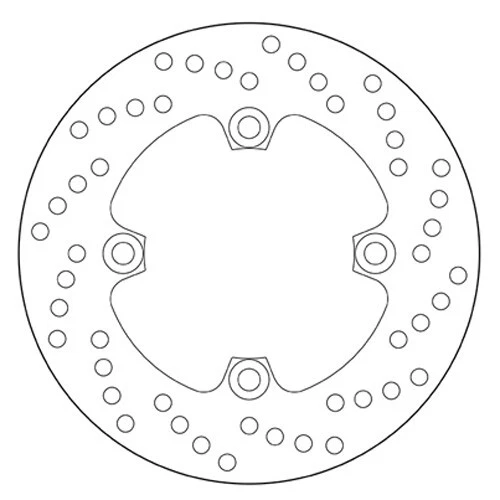 Bremsscheibe Hinten Brembo Gold Fest Kawasaki 650 Er 6F 2009 2010 2011 2012 Foto 2 de 3