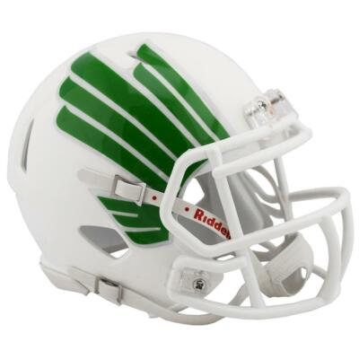 #ad North Texas Mean Green White Riddell Speed Mini Football Helmet $36.95