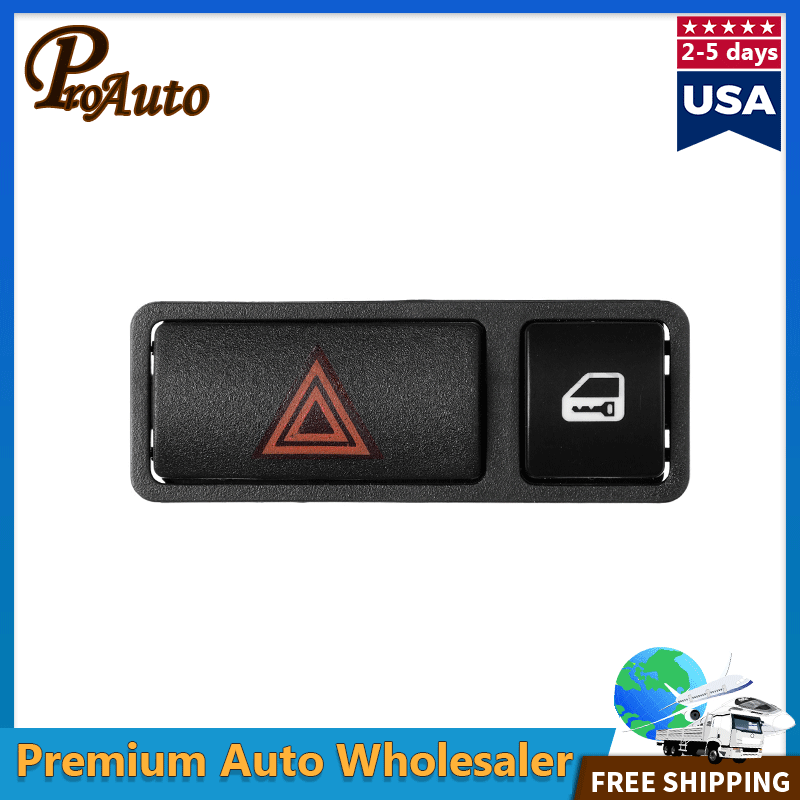 Hazard Warning Flasher Door Lock Switch For BMW E46 3 Series