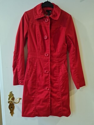 Damen Mantel H Und M Mantel Rot Hallhuber Kurzmantel Damen M Rot