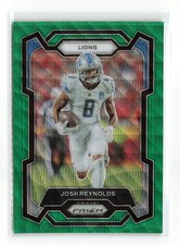 JOSH REYNOLDS #104 2023 PANINI PRIZM LIONS GREEN WAVE
