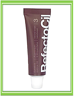 RefectoCil Augenbrauenfarbe Wimpernfarbe - Nr. 3 Naturbraun 15ml