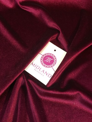 Spandex Velvet Velour Stretch Dress Fabric 58" Wide M35 Mtex - Picture 7 of 124