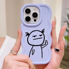 Hot Cute Wave Cool Funny Girl Case ShockProof Back Cover Women For Various Phone