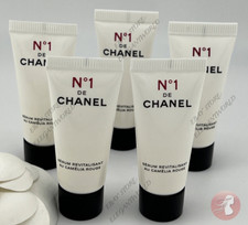 5 X CHANEL NO 1 DE CHANEL SERUM REVITALISANT 5ml .17fl oz SAMPLE TUBES, NEW