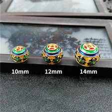 2X DIY Cloisonne Emaille Abstand Perlen Armband Halskette Schmuck Herstellungs
