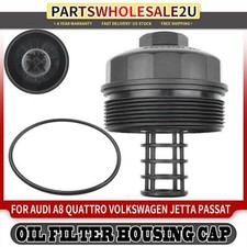 Cubierta de carcasa de filtro de aceite para Audi A8 Quattro Q7 S8 VW Golf Jetta Passat Porsche