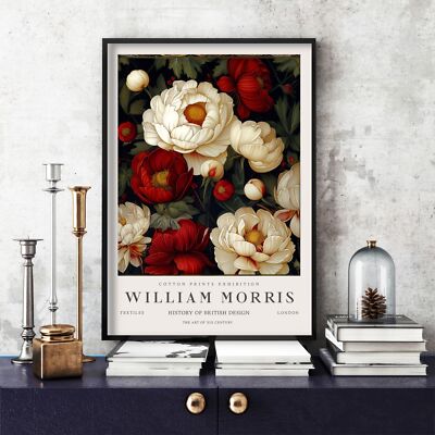 William Morris Druck, William Morris Ausstellung Poster Floral, Blume (233c)