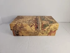 Decorative Storage Box with Lid- 9" L, 4.5" W