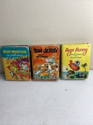 Big Little Books: Woody Woodpecker, Bugs Bunny and Tom and Jerry 1967
