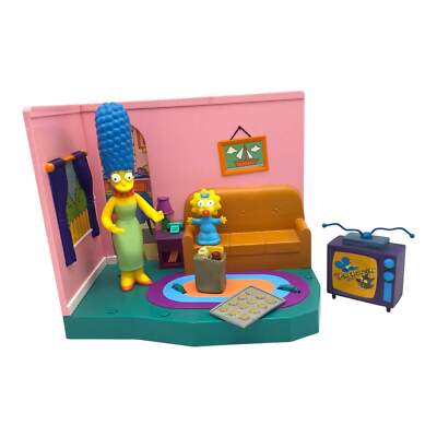 World of Springfield The Simpsons Living Room Interactive Playset