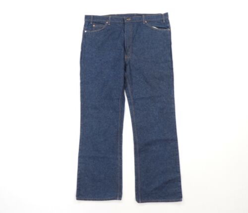 NOS Vintage 90s Levis 517 Orange Tab Bootcut Denim Jeans Blue Mens 44x32 USA