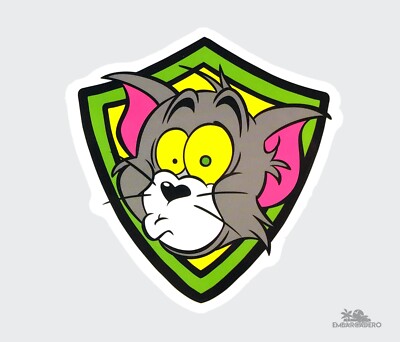 Almost x Hanna-Barbera Heritage Tom & Jerry Skateboard Sticker 3.25in