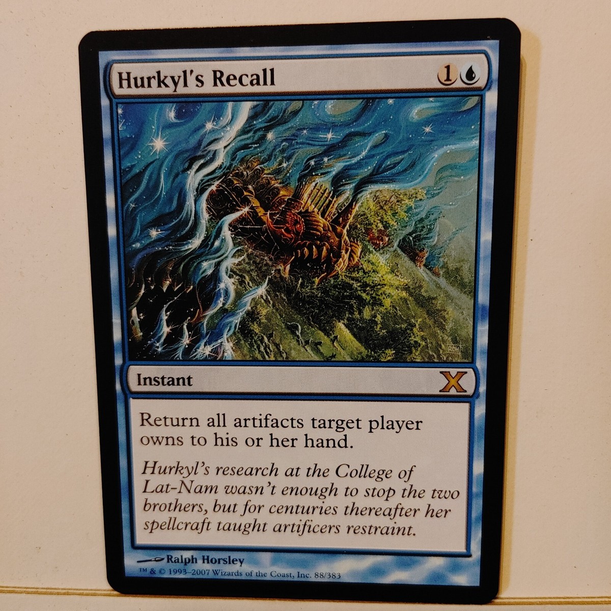 HURKYL'S RECALL -- MTG - 10th Edition - NM | eBay