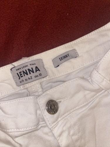 Womans white skinny Jeans size 14 - Picture 5 of 5