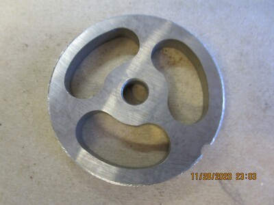 #12 GRINDER 3 HOLE KIDNEY PLATE | eBay Grinder Plate #12 - Kidney