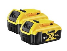 Dewalt DCB182-2 18v XR 4.0Ah Li-Ion Battery - Twin Pack - Genuine Batteries